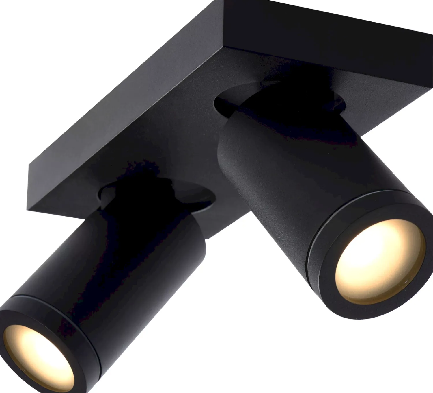 Industriële Plafondlampen|Plafondlampen-Lucide Taylor Plafondlamp Zwart