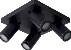 Moderne Plafondlampen|Plafondlampen-Lucide Taylor Plafondlamp Zwart