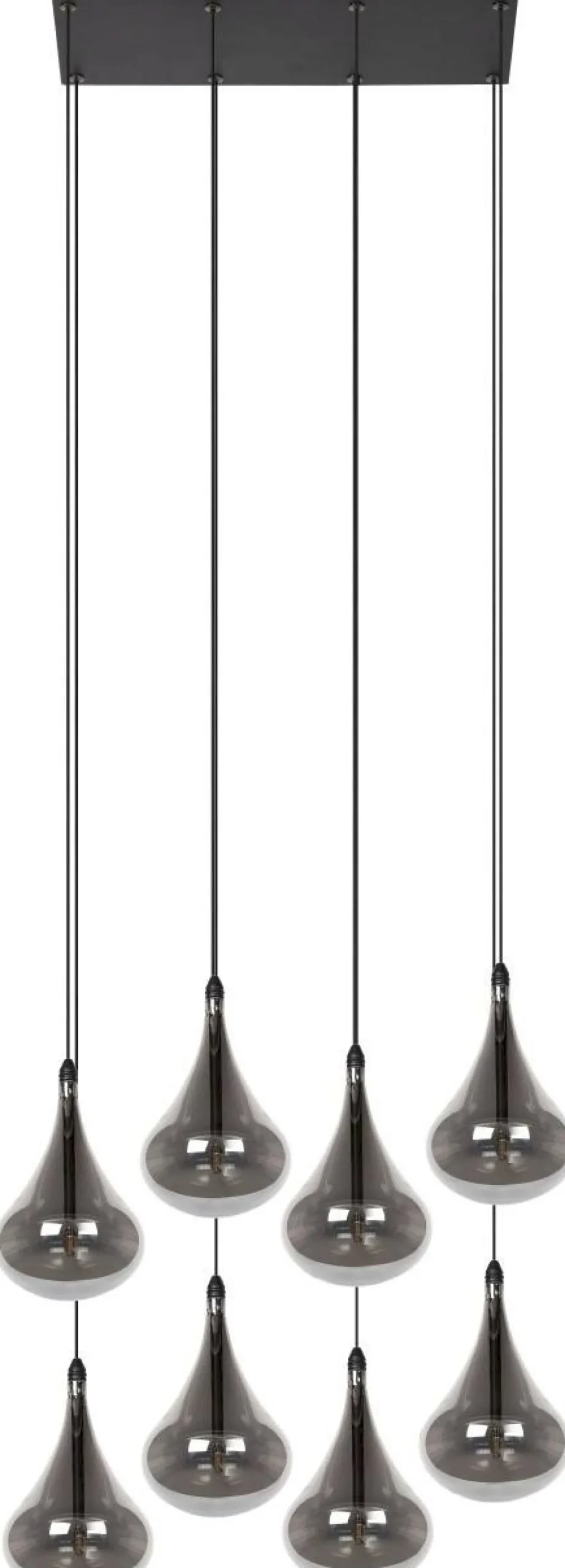 Glazen Hanglampen|Glazen Hanglampen-Lucide Tears Hanglamp Zwart