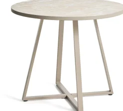 Tuintafels-Kave Home Tella Outdoor Bistrotafel Beige