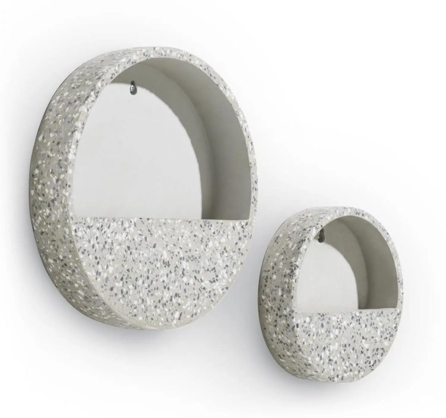 Wanddecoraties-COCO maison Terrazzo Wanddecoratie grijs