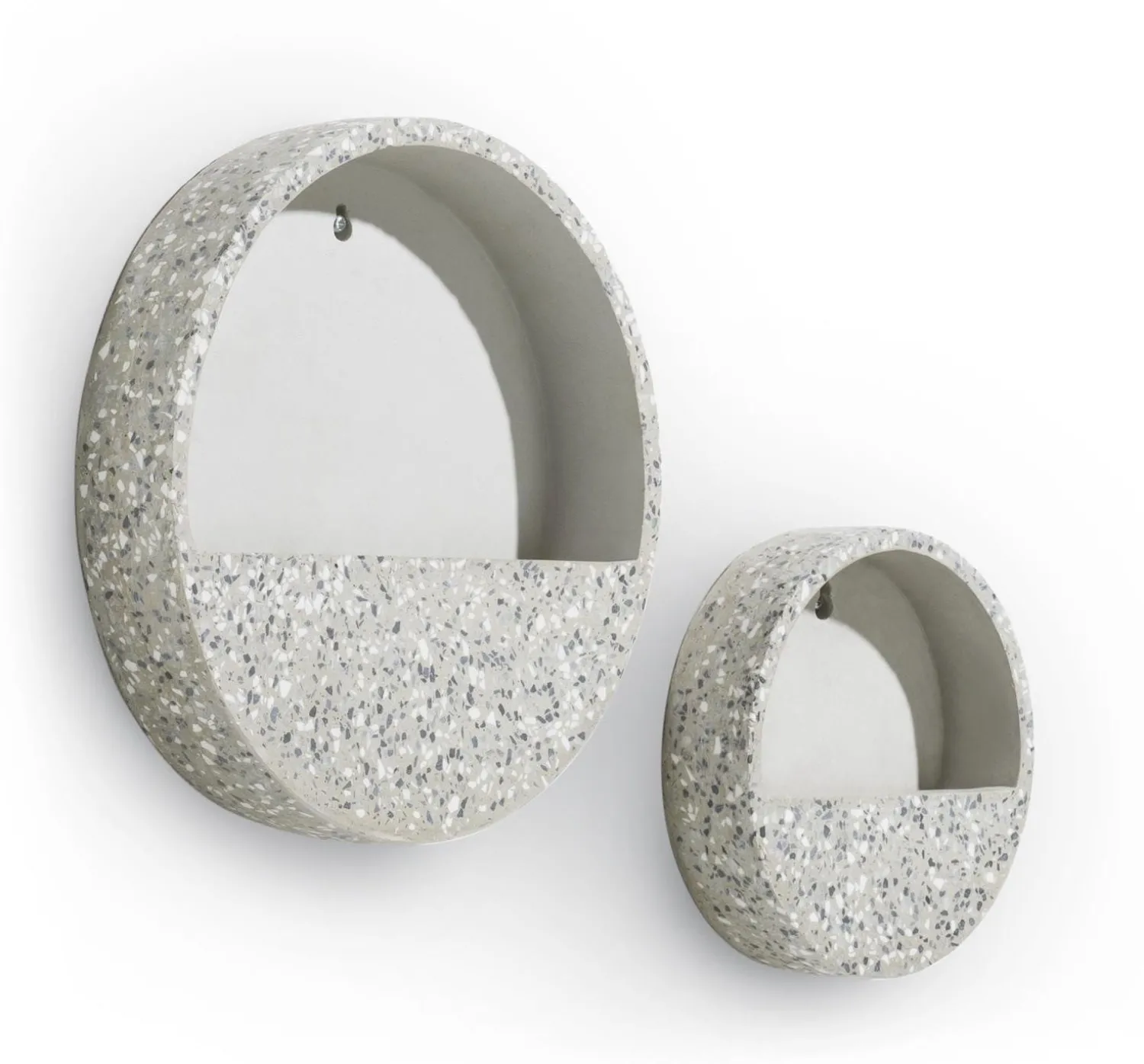 Wanddecoraties-COCO maison Terrazzo Wanddecoratie grijs