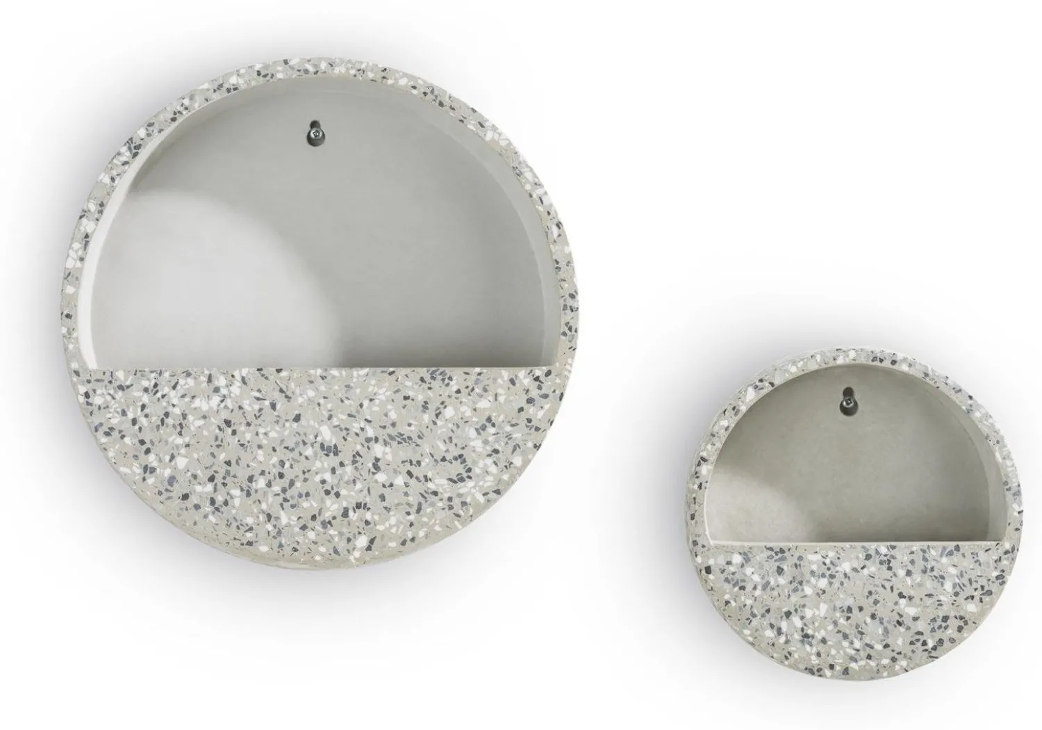 Wanddecoraties-COCO maison Terrazzo Wanddecoratie grijs