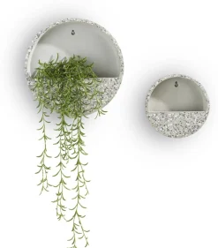 Wanddecoraties-COCO maison Terrazzo Wanddecoratie grijs