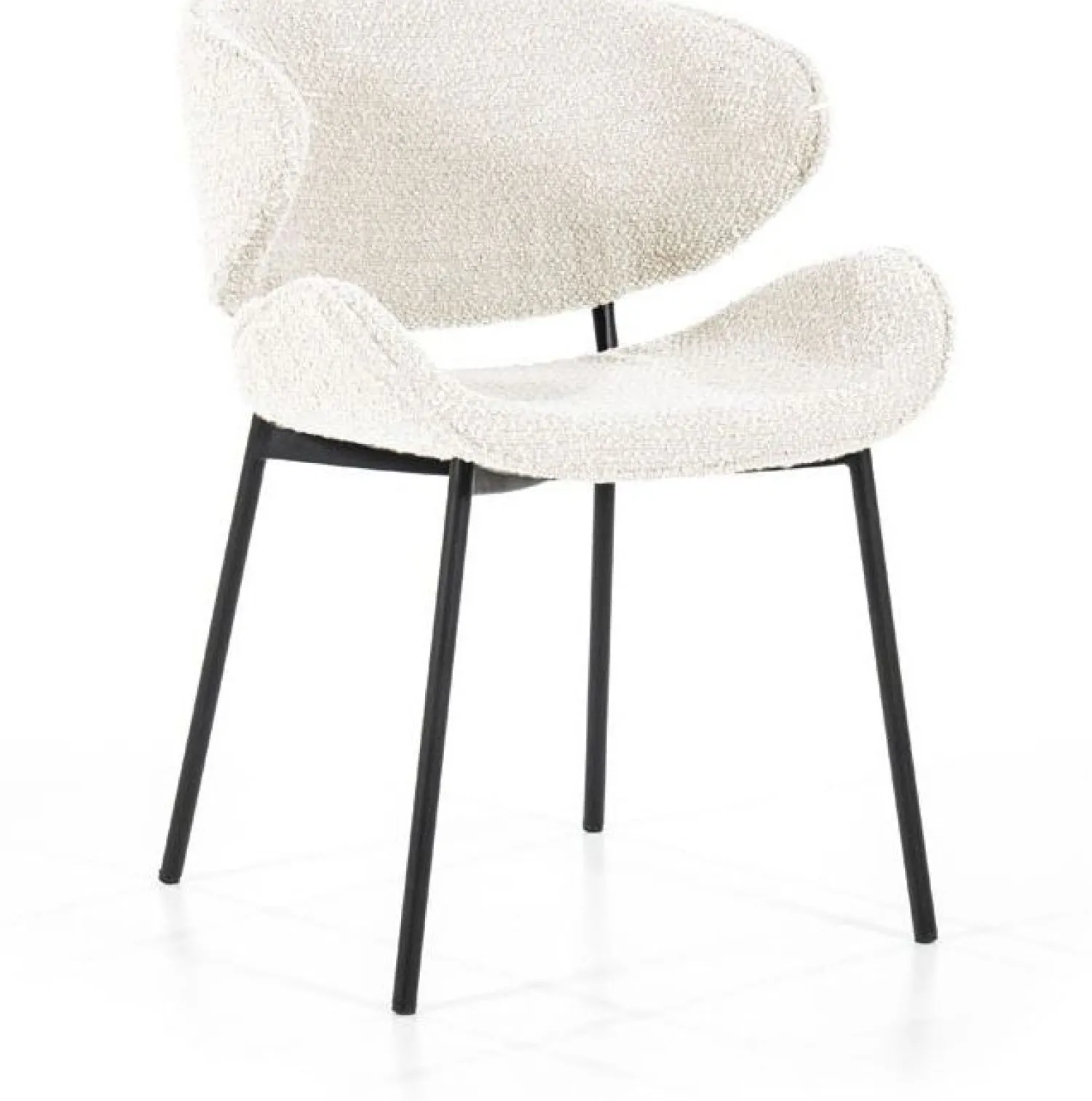 Eetkamerstoelen Met Armleuning-Eleonora Tess Eetkamerstoel Beige