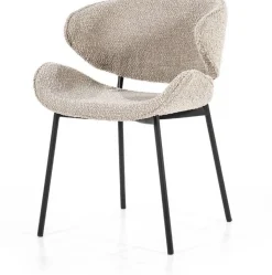 Eetkamerstoelen Met Armleuning-Eleonora Tess Eetkamerstoel Zand