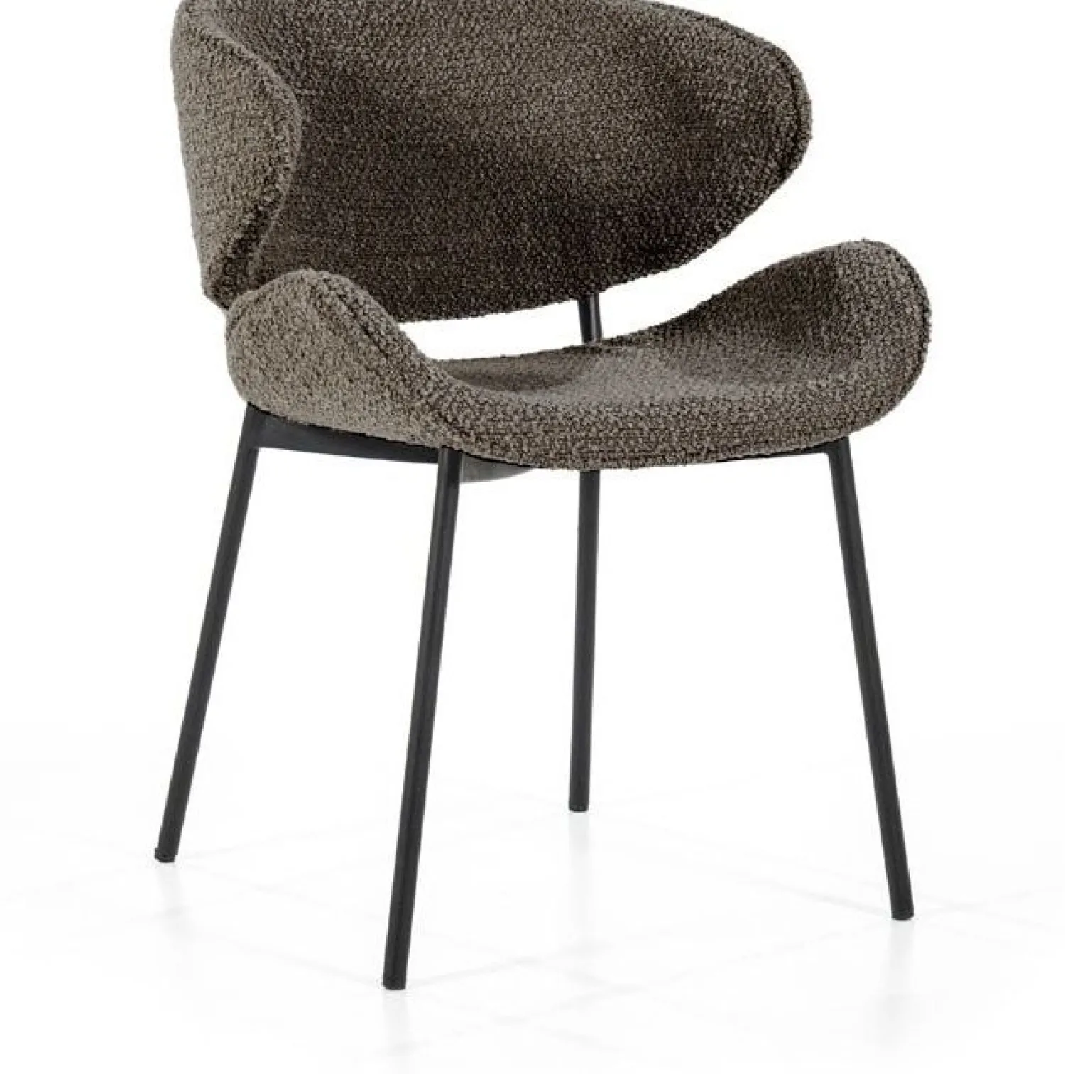 Eetkamerstoelen Met Armleuning-Eleonora Tess Eetkamerstoel Bruin