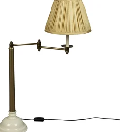 Tafellampen|Tafellampen-Dutchbone The Allis Tafellamp Brass