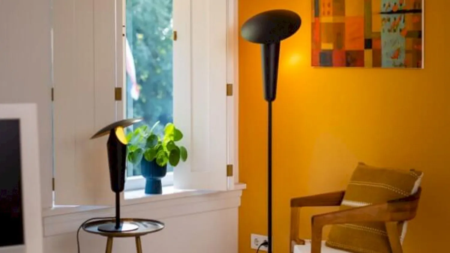 Industriële Vloerlampen|Vloerlampen-Eijerkamp Collectie The Britt Vloerlamp Zwart
