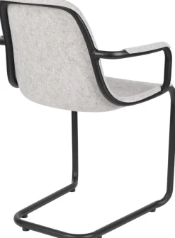 Eetkamerstoelen Met Armleuning-Zuiver Thirsty (set van 2) Armstoel Ash Grey