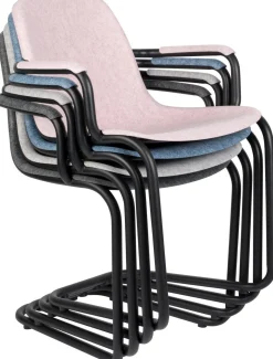 Eetkamerstoelen Met Armleuning-Zuiver Thirsty (set van 2) Armstoel Ash Grey