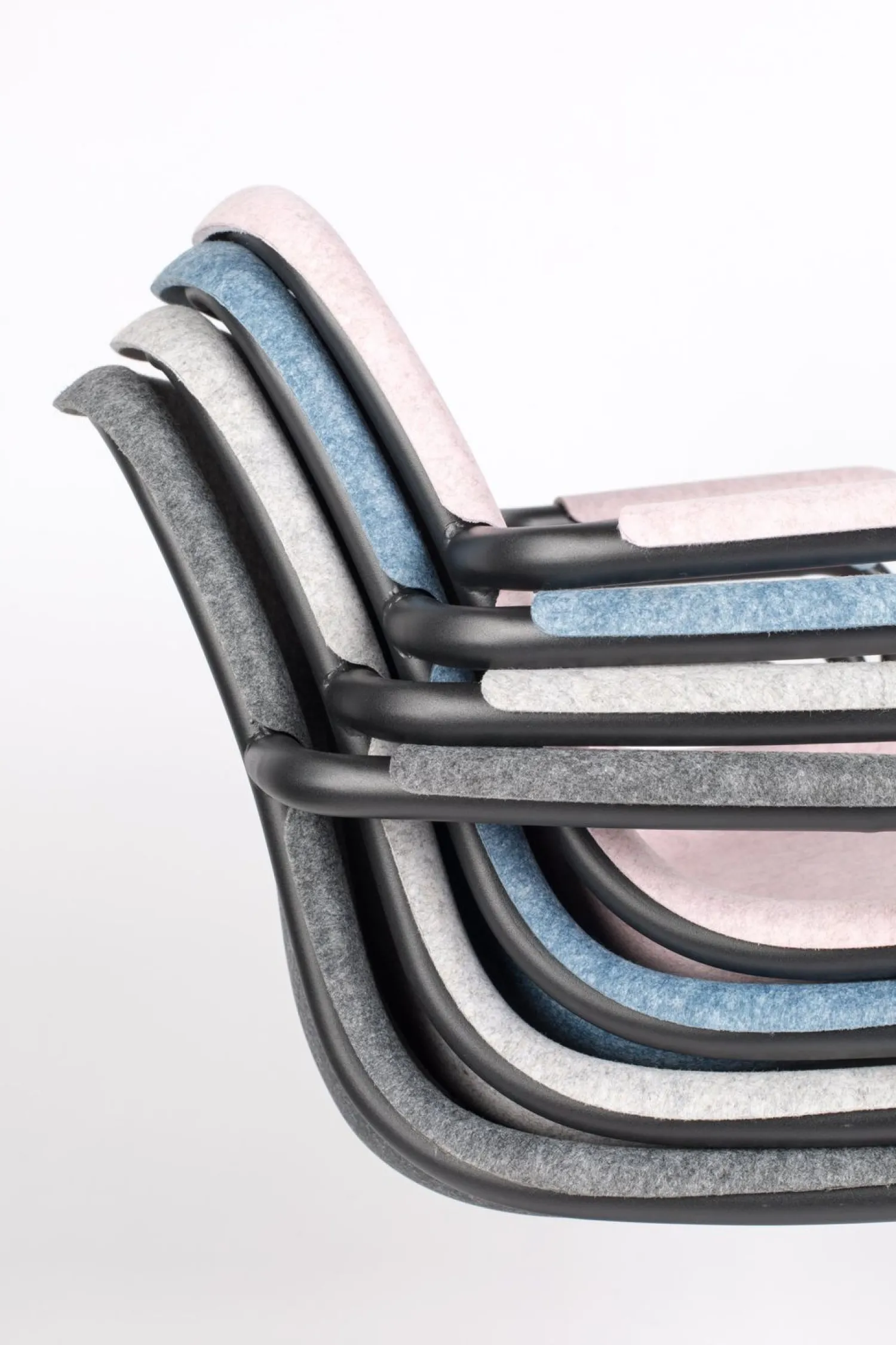 Eetkamerstoelen Met Armleuning-Zuiver Thirsty (set van 2) Armstoel Ash Grey