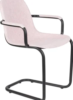 Eetkamerstoelen Met Armleuning-Zuiver Thirsty (set van 2) Armstoel Soft Pink