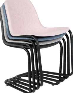 Eetkamerstoelen Zonder Armleuning-Zuiver Thirsty (set van 2) Eetkamerstoel Soft Pink