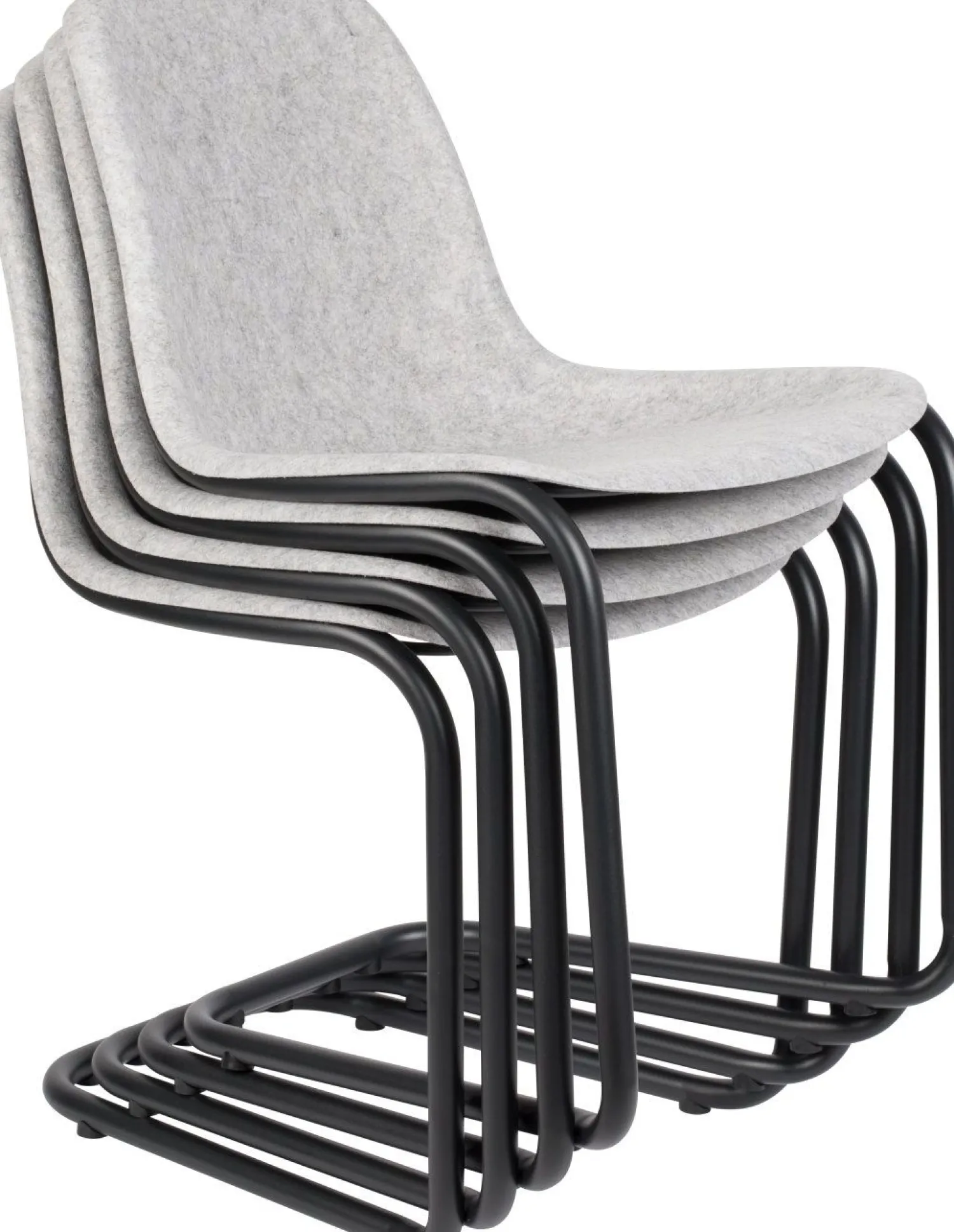 Eetkamerstoelen Zonder Armleuning-Zuiver Thirsty (set van 2) Eetkamerstoel Soft Pink