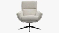 Draaifauteuils-Trendhopper Thomas Lage Rug Fauteuil Beige