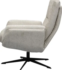 Draaifauteuils-Trendhopper Thomas Lage Rug Fauteuil Beige