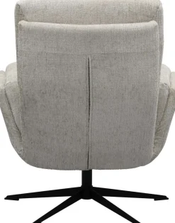 Draaifauteuils-Trendhopper Thomas Lage Rug Fauteuil Beige