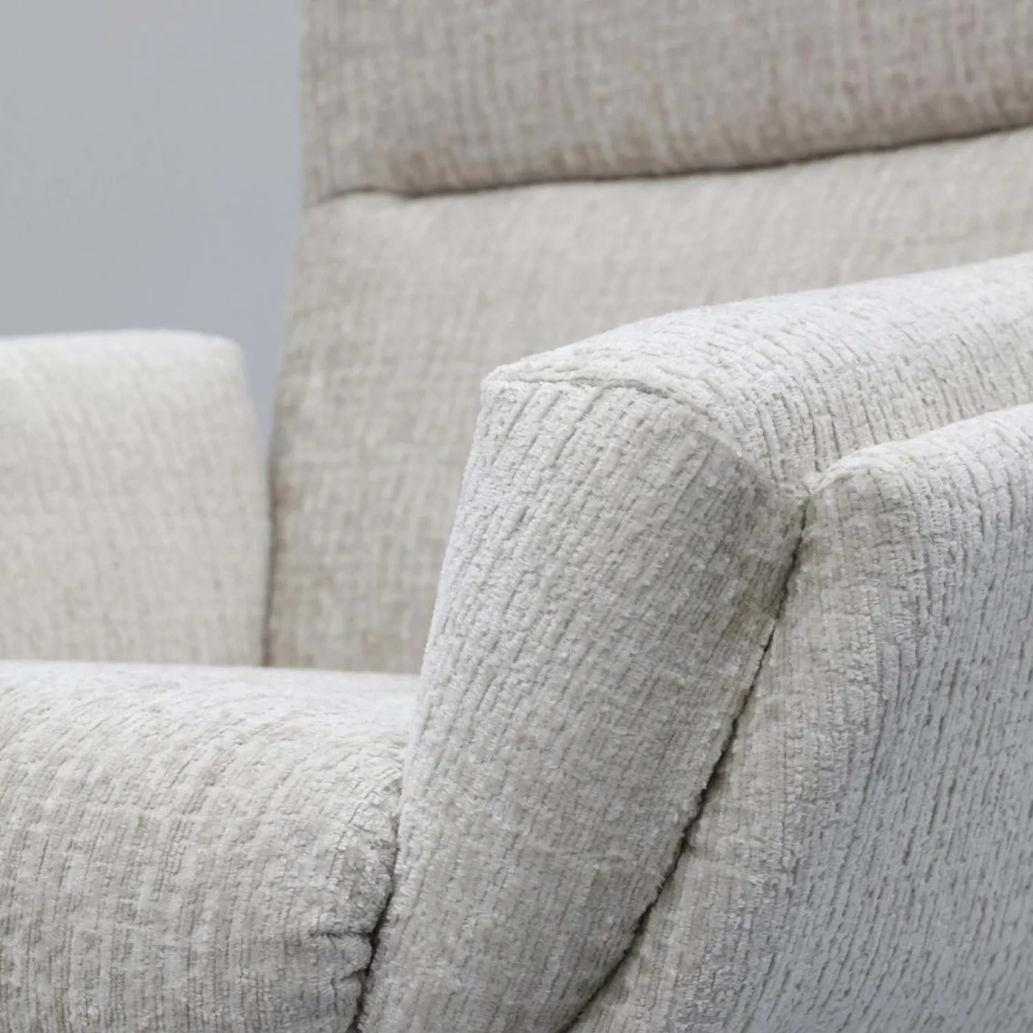 Draaifauteuils-Trendhopper Thomas Lage Rug Fauteuil Beige