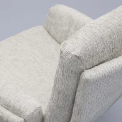 Draaifauteuils-Trendhopper Thomas Lage Rug Fauteuil Beige