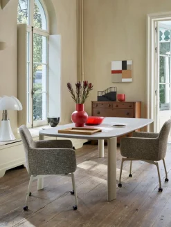 Houten Eettafels-Leolux Tico Eettafel Zwart