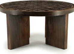 Ronde Salontafels-By Boo TiledUp Salontafel Brown