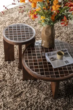 Ronde Salontafels-By Boo TiledUp Salontafel Brown