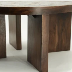 Ronde Salontafels-By Boo TiledUp Salontafel Brown