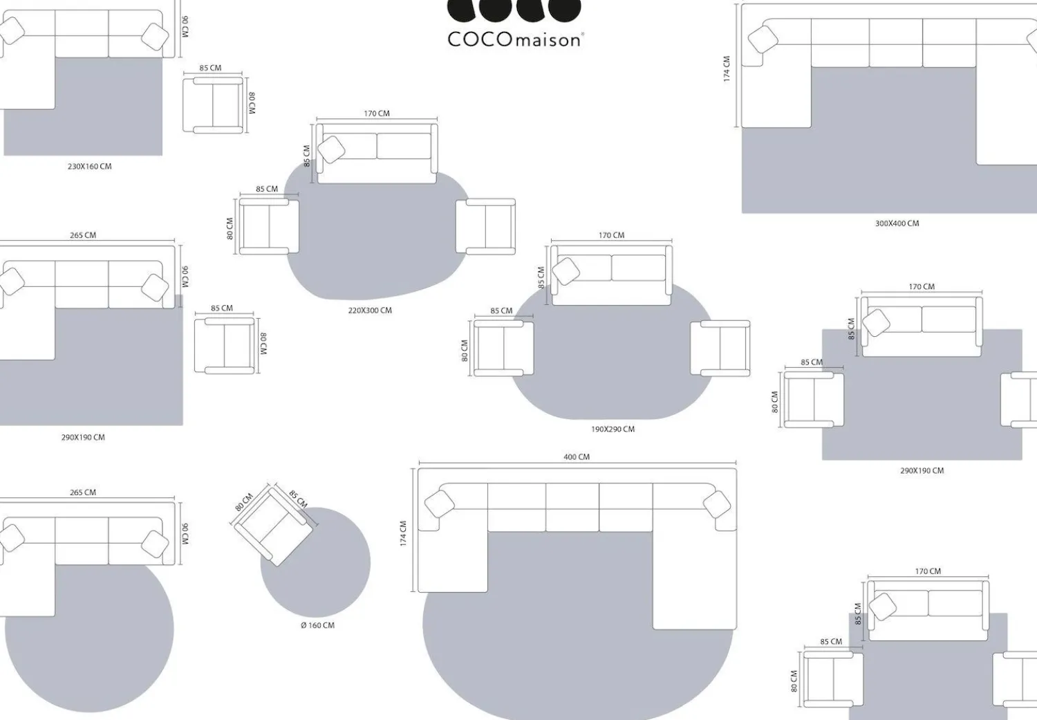 Vloerkleden|Ovale Vloerkleden-COCO maison Timeless Arch Vloerkleed Groen