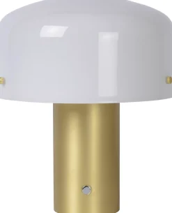Tafellampen|Tafellampen-Lucide Timon Tafellamp Goud
