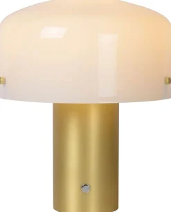 Tafellampen|Tafellampen-Lucide Timon Tafellamp Goud