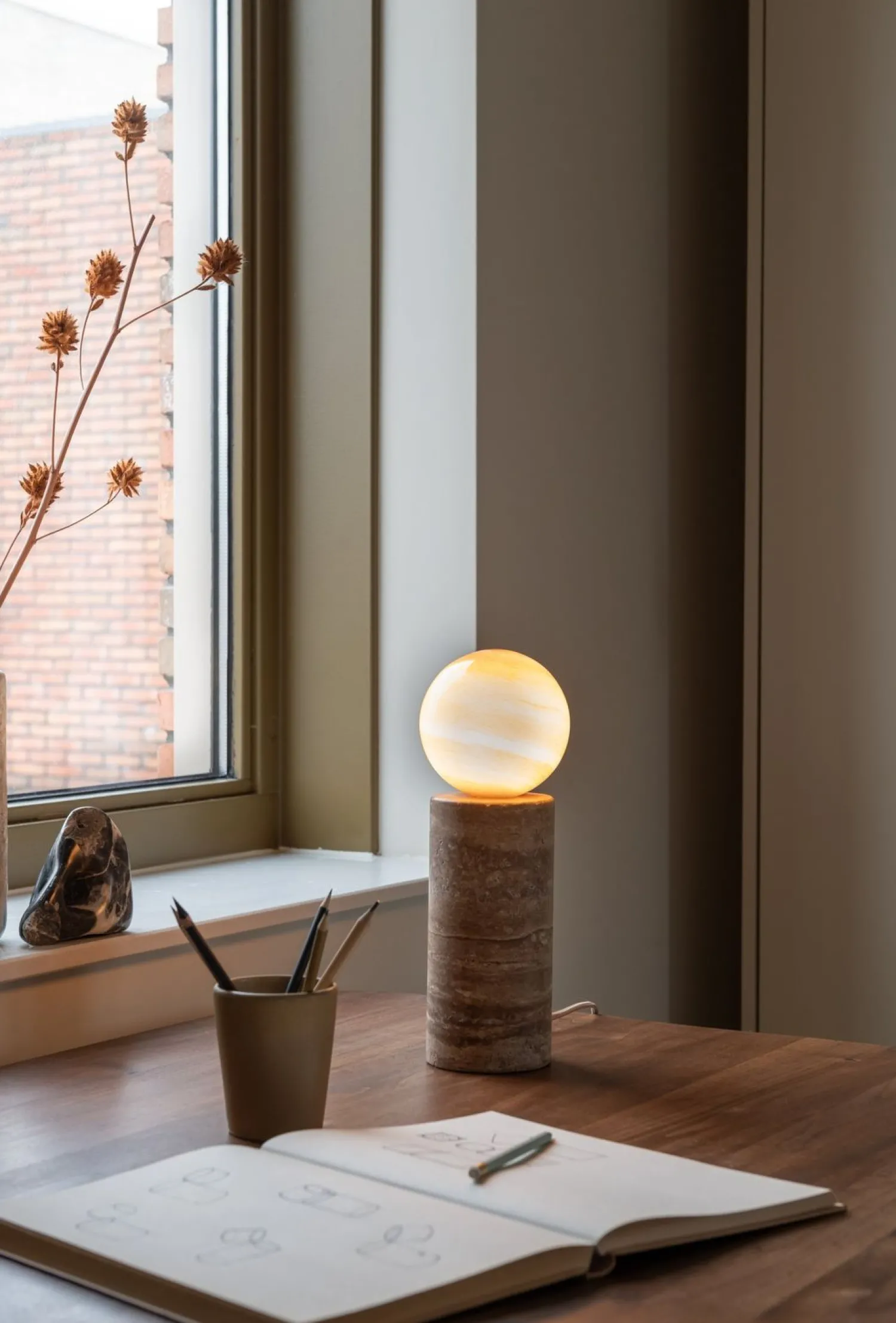 Tafellampen|Tafellampen-It's about RoMi Tivoli Tafellamp Sand