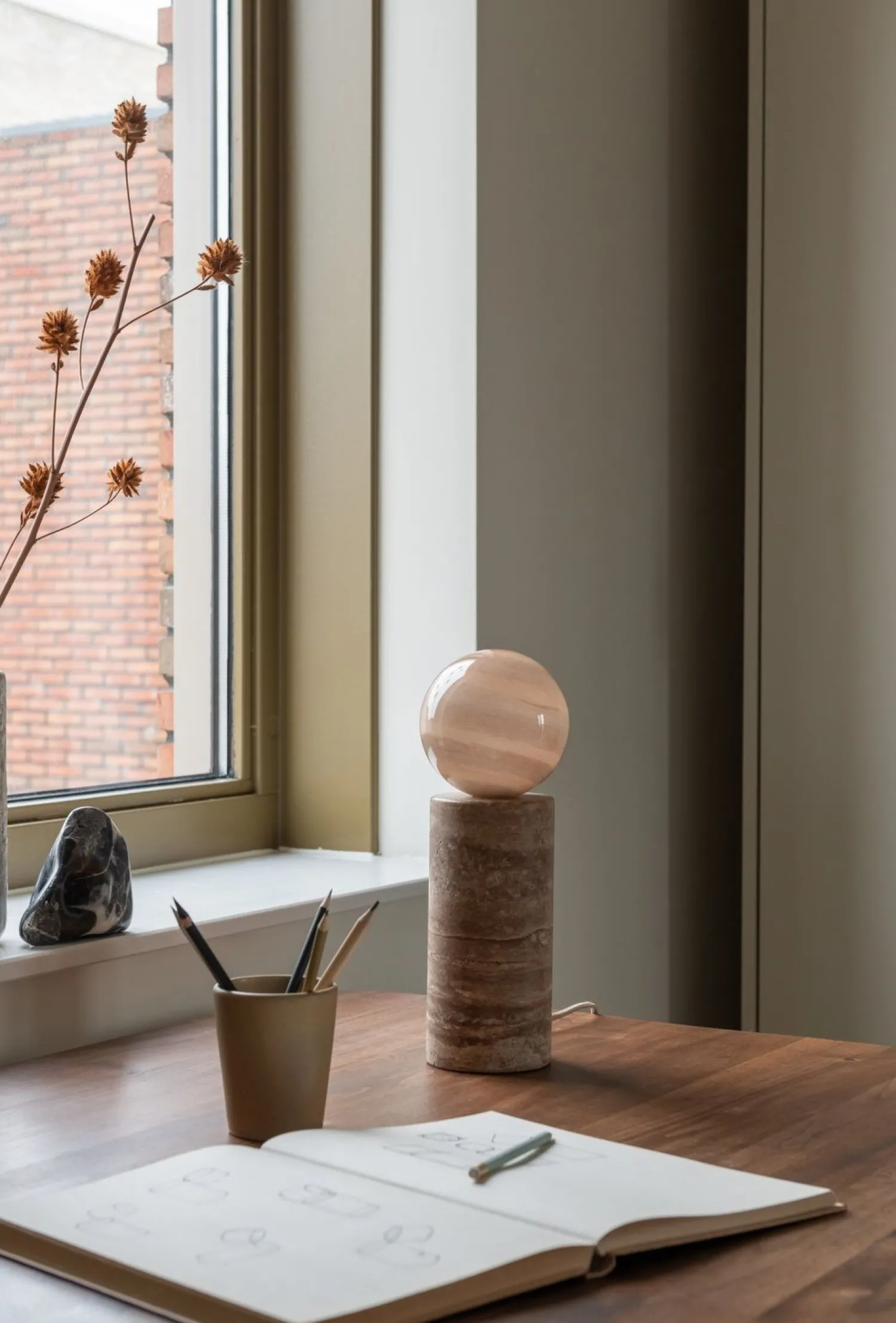 Tafellampen|Tafellampen-It's about RoMi Tivoli Tafellamp Sand