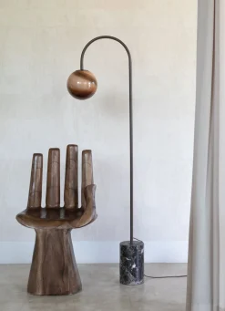 Moderne Vloerlampen|Vloerlampen-It's about RoMi Tivoli Vloerlamp Brown