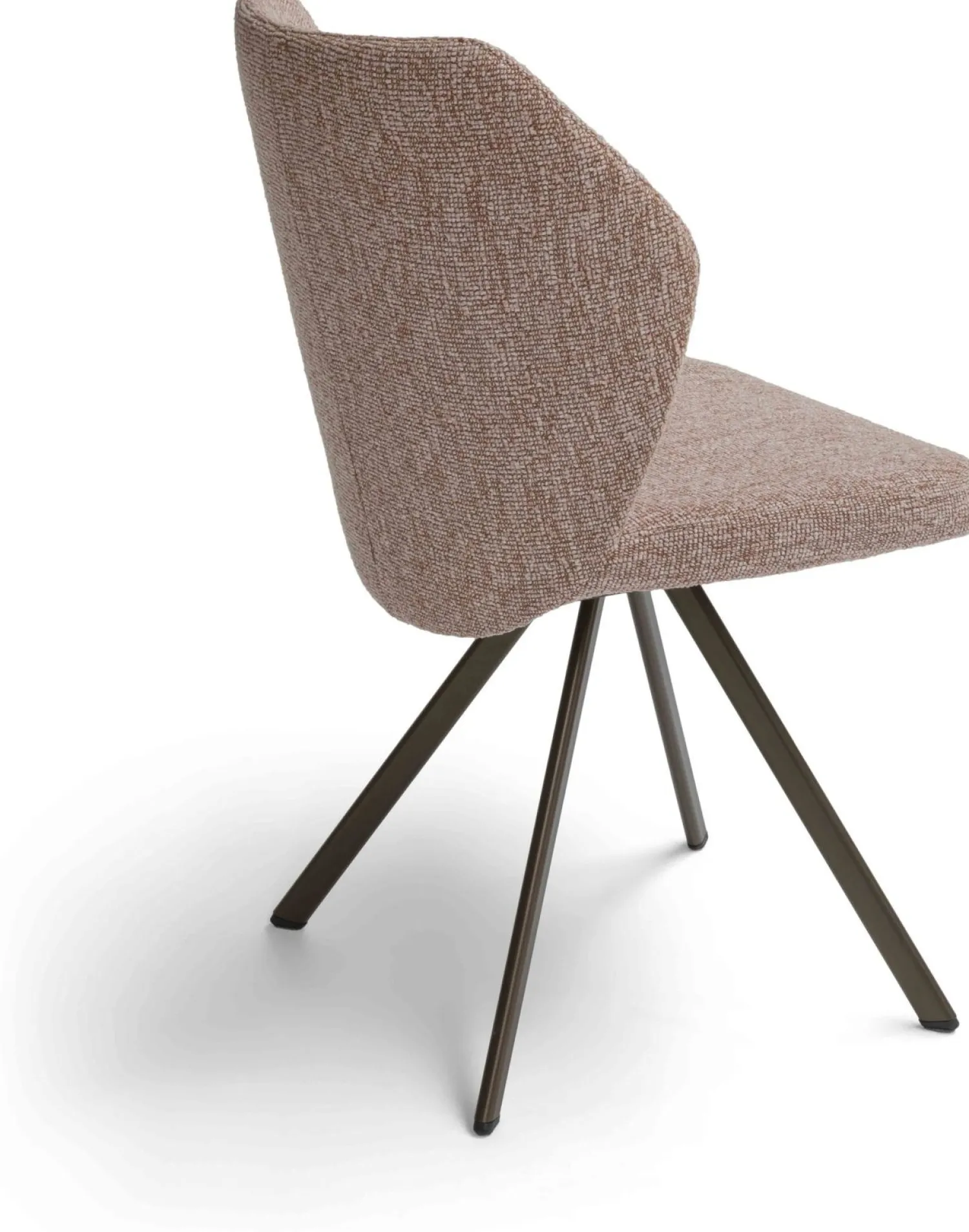 Design Stoelen|Eetkamerstoelen Zonder Armleuning-Bree's New World Toby Eetkamerstoel Bruin