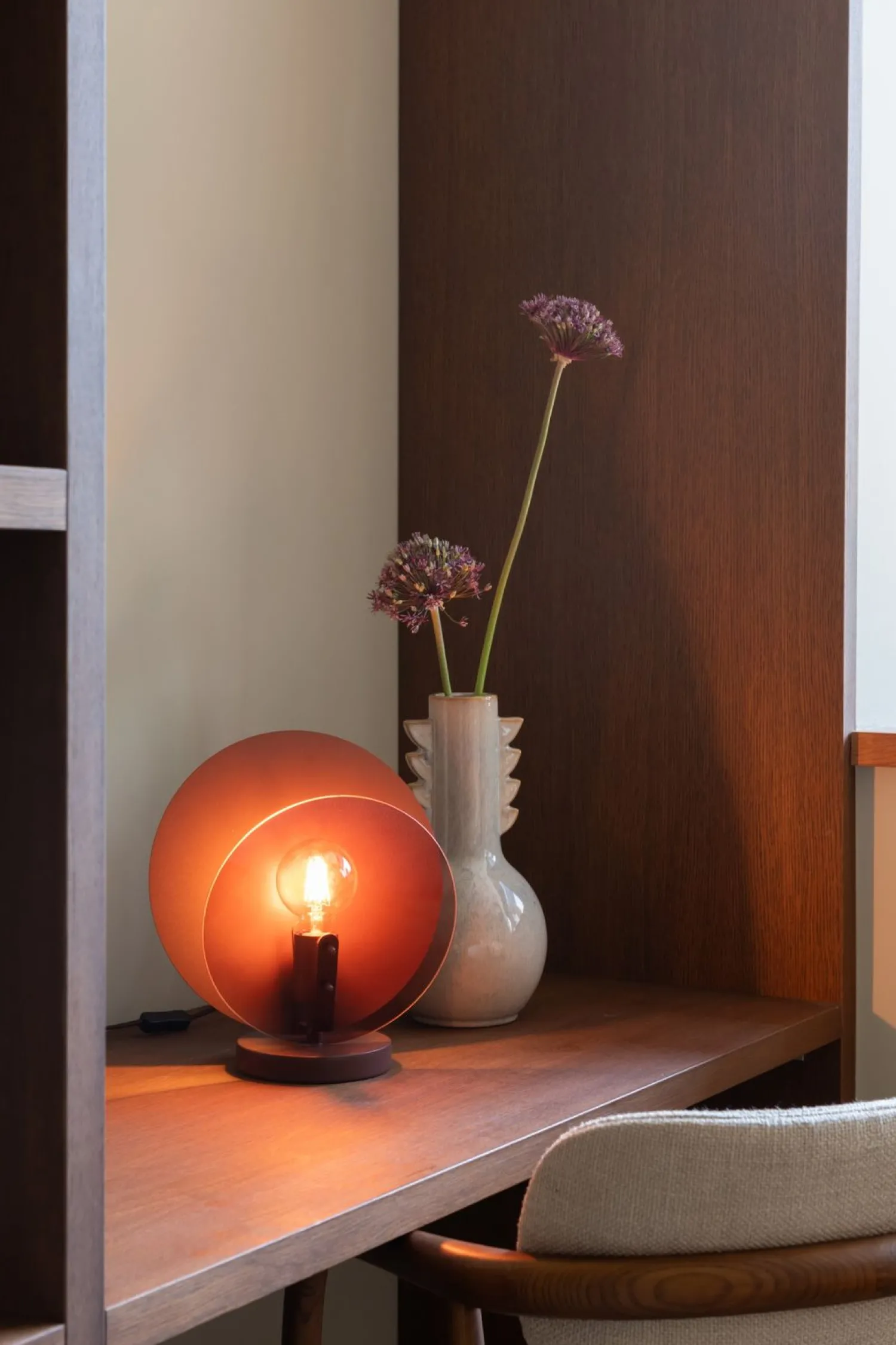 Tafellampen|Tafellampen-It's about RoMi Toledo Tafellamp Brown