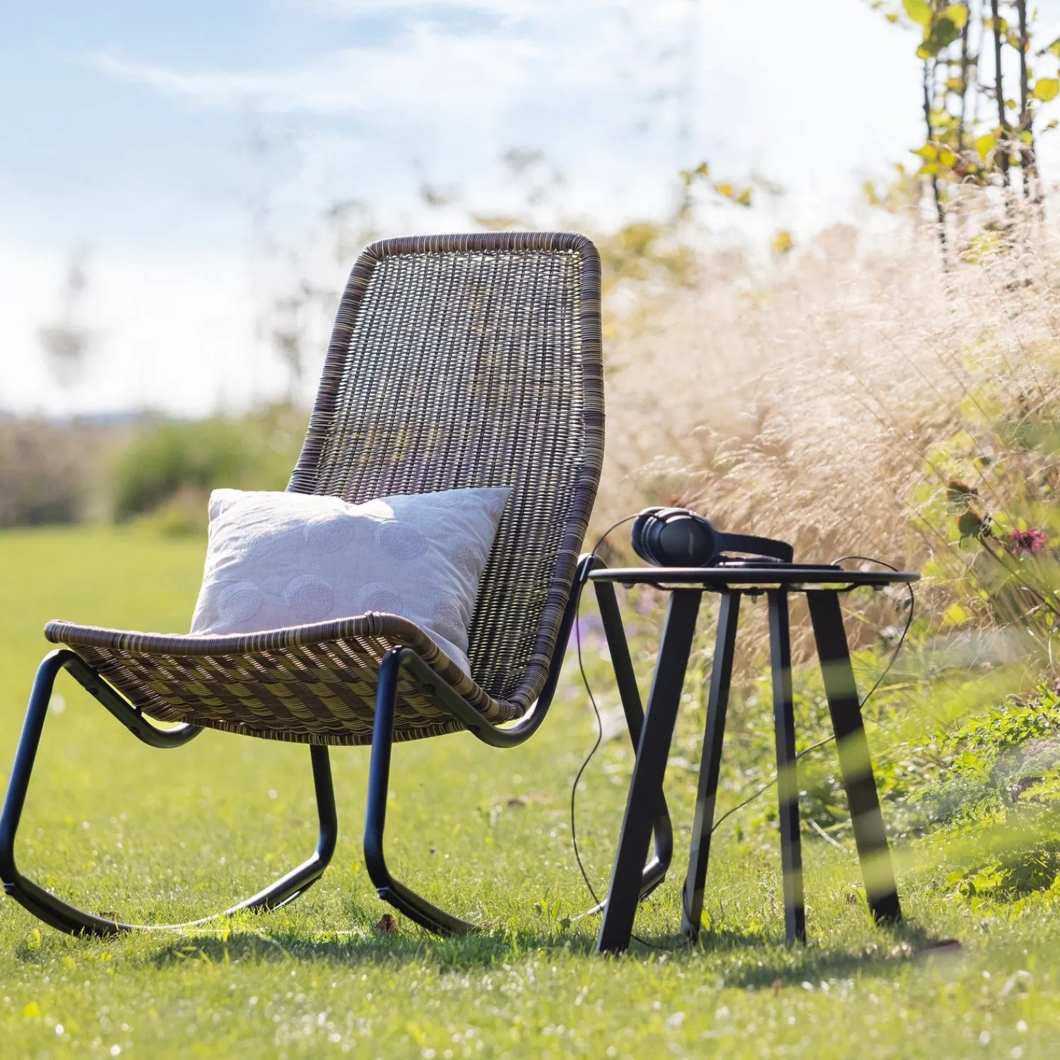 Tuinstoelen-WOOOD Tom Fauteuil Naturel