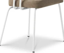 Eetkamerstoelen Met Armleuning-Eijerkamp Collectie Tom Onderstel Wit Armstoel Brown, Groove