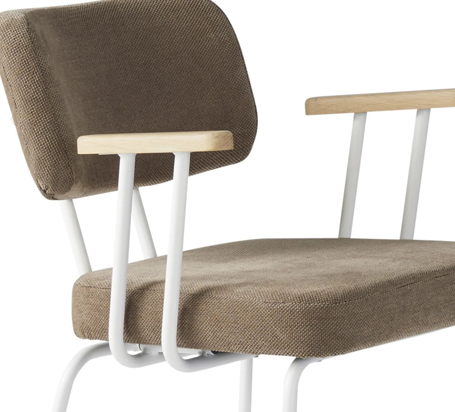 Eetkamerstoelen Met Armleuning-Eijerkamp Collectie Tom Onderstel Wit Armstoel Brown, Groove