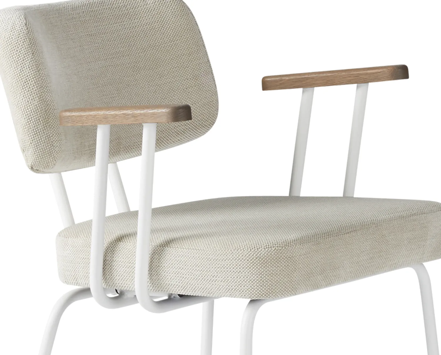 Eetkamerstoelen Met Armleuning-Eijerkamp Collectie Tom Onderstel Wit Armstoel Natural, Tabacco