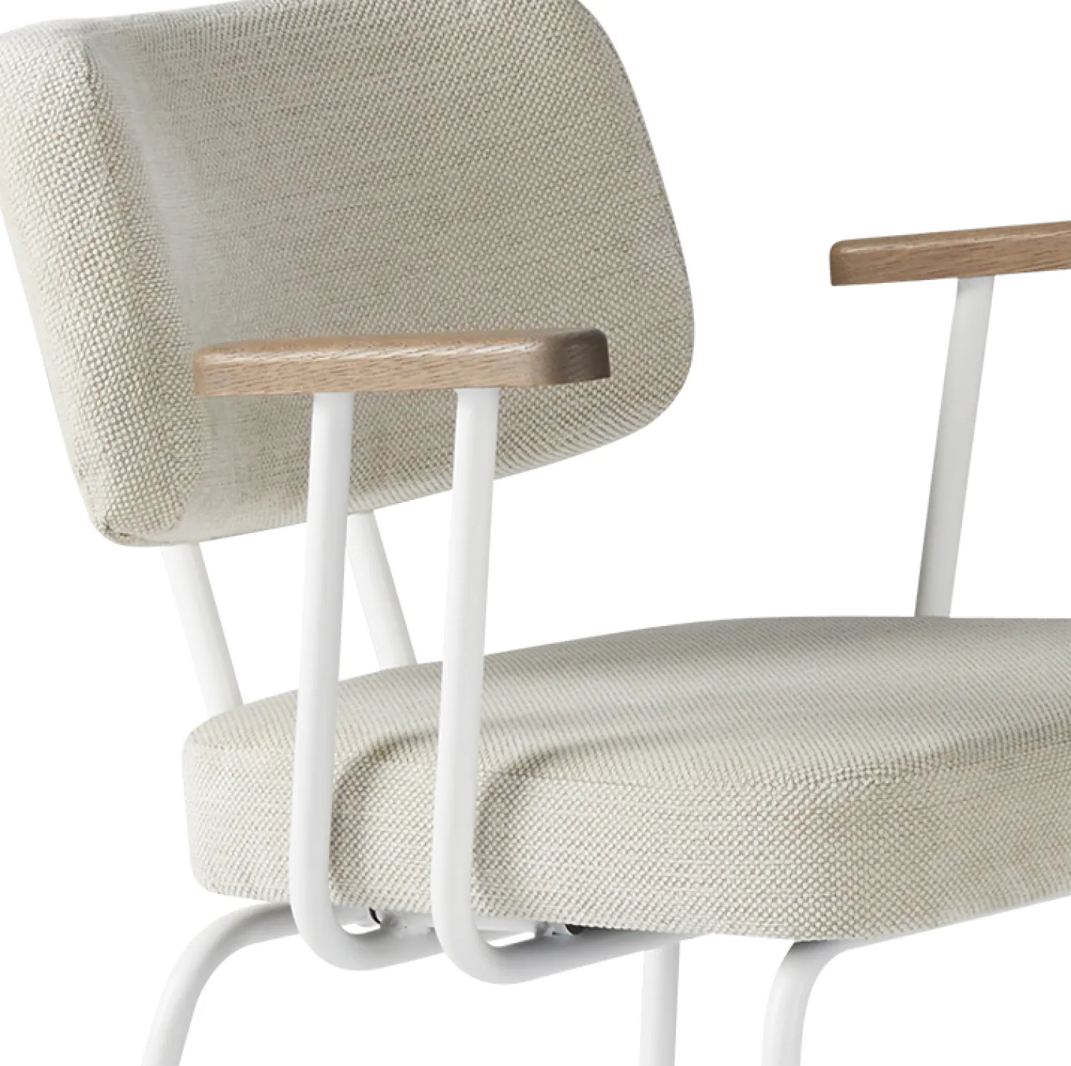 Eetkamerstoelen Met Armleuning-Eijerkamp Collectie Tom Onderstel Wit Armstoel Natural, Tabacco