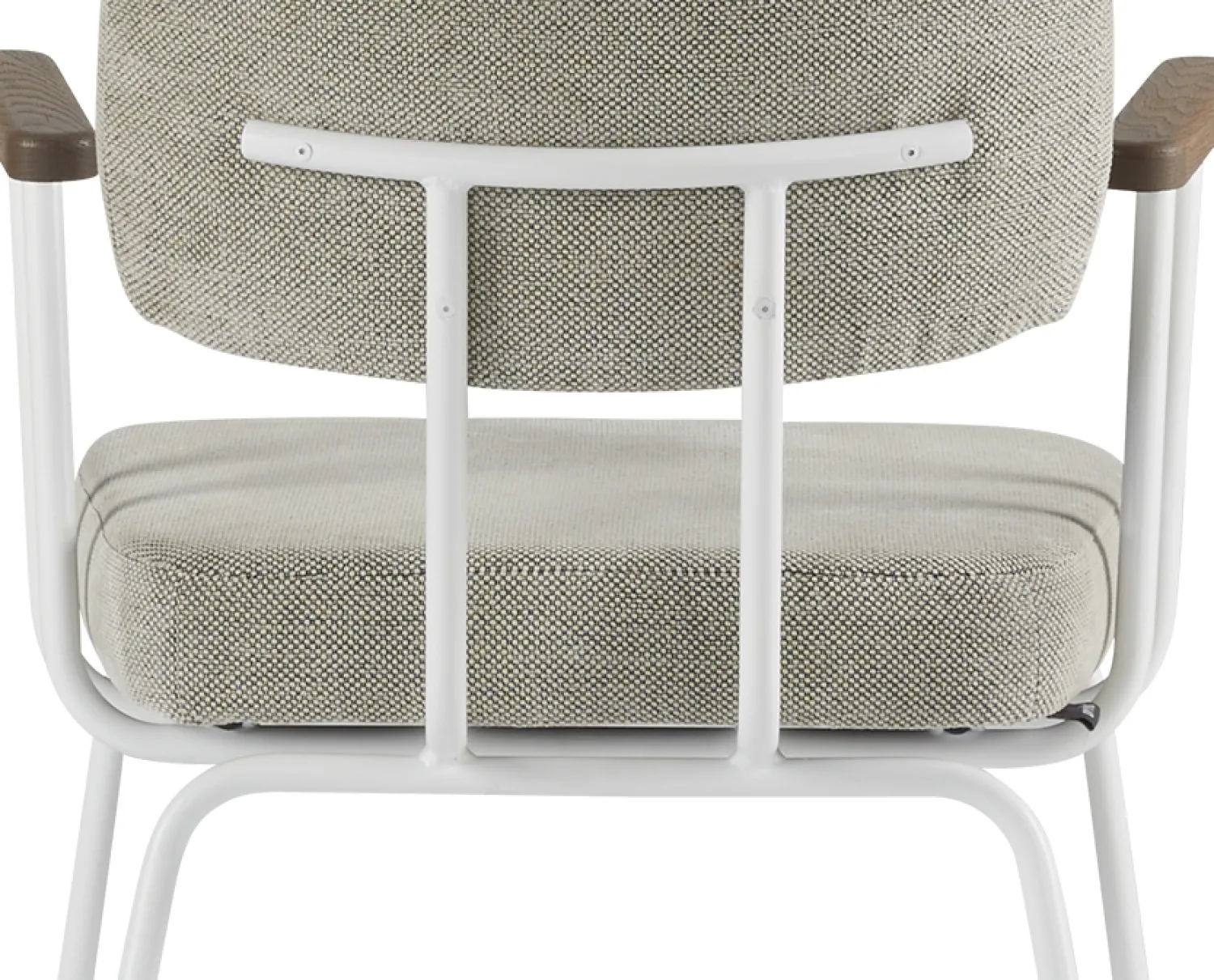 Eetkamerstoelen Met Armleuning-Eijerkamp Collectie Tom Onderstel Wit Armstoel Multigrey, Tabacco
