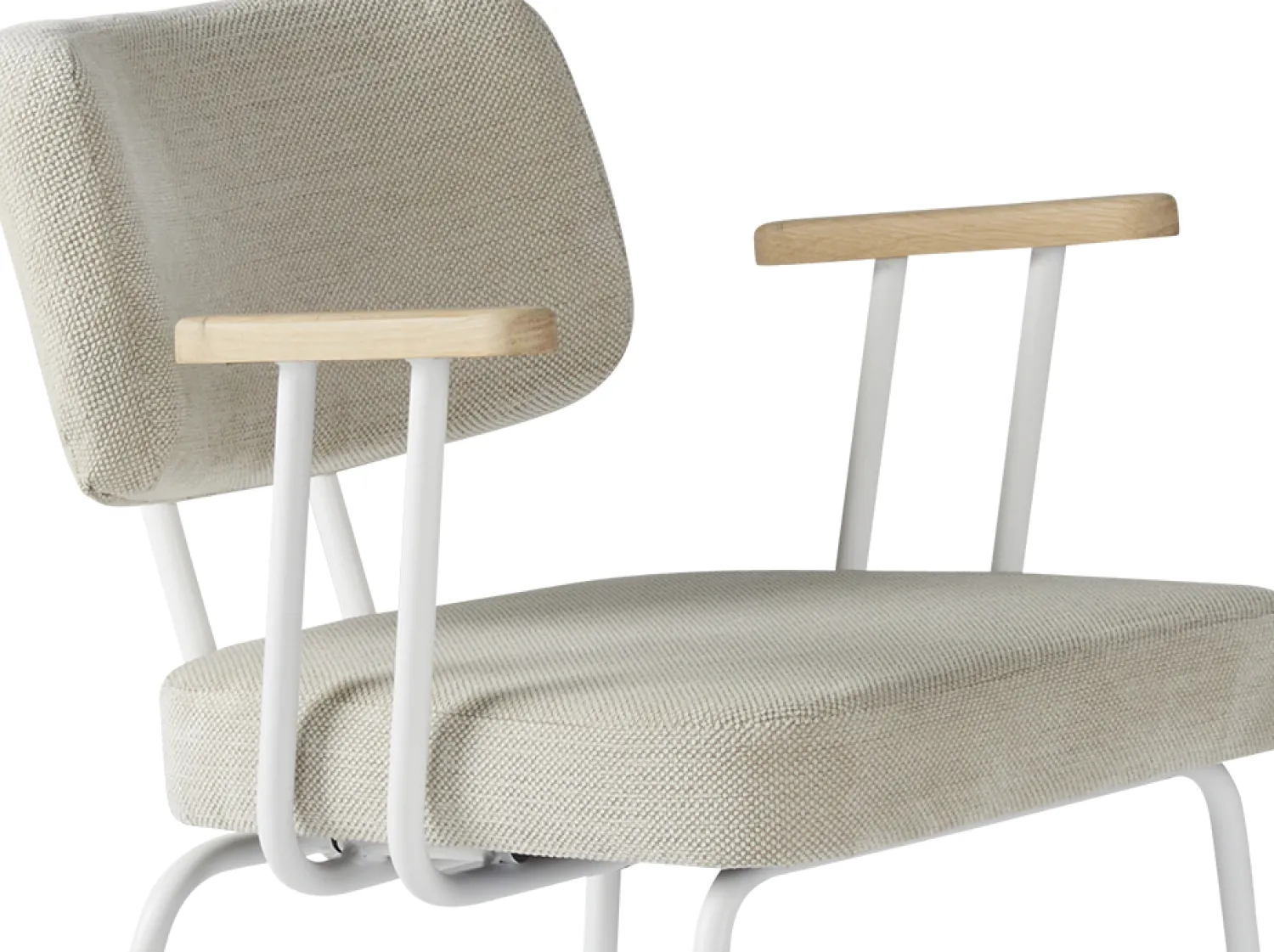 Eetkamerstoelen Met Armleuning-Eijerkamp Collectie Tom Onderstel Wit Armstoel Natural, Groove