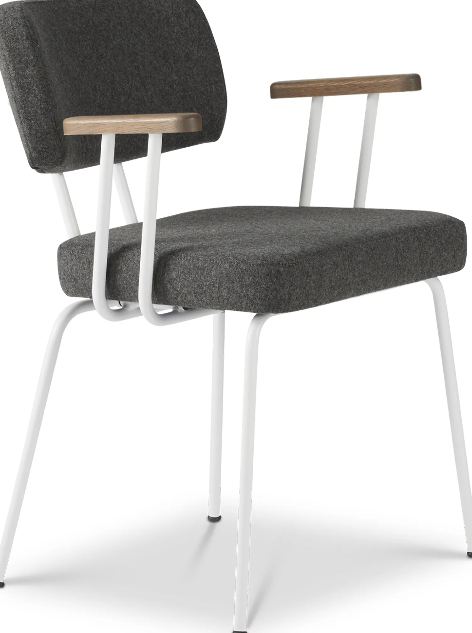 Eetkamerstoelen Met Armleuning-Eijerkamp Collectie Tom Onderstel Wit Armstoel Antracite, Tabacco