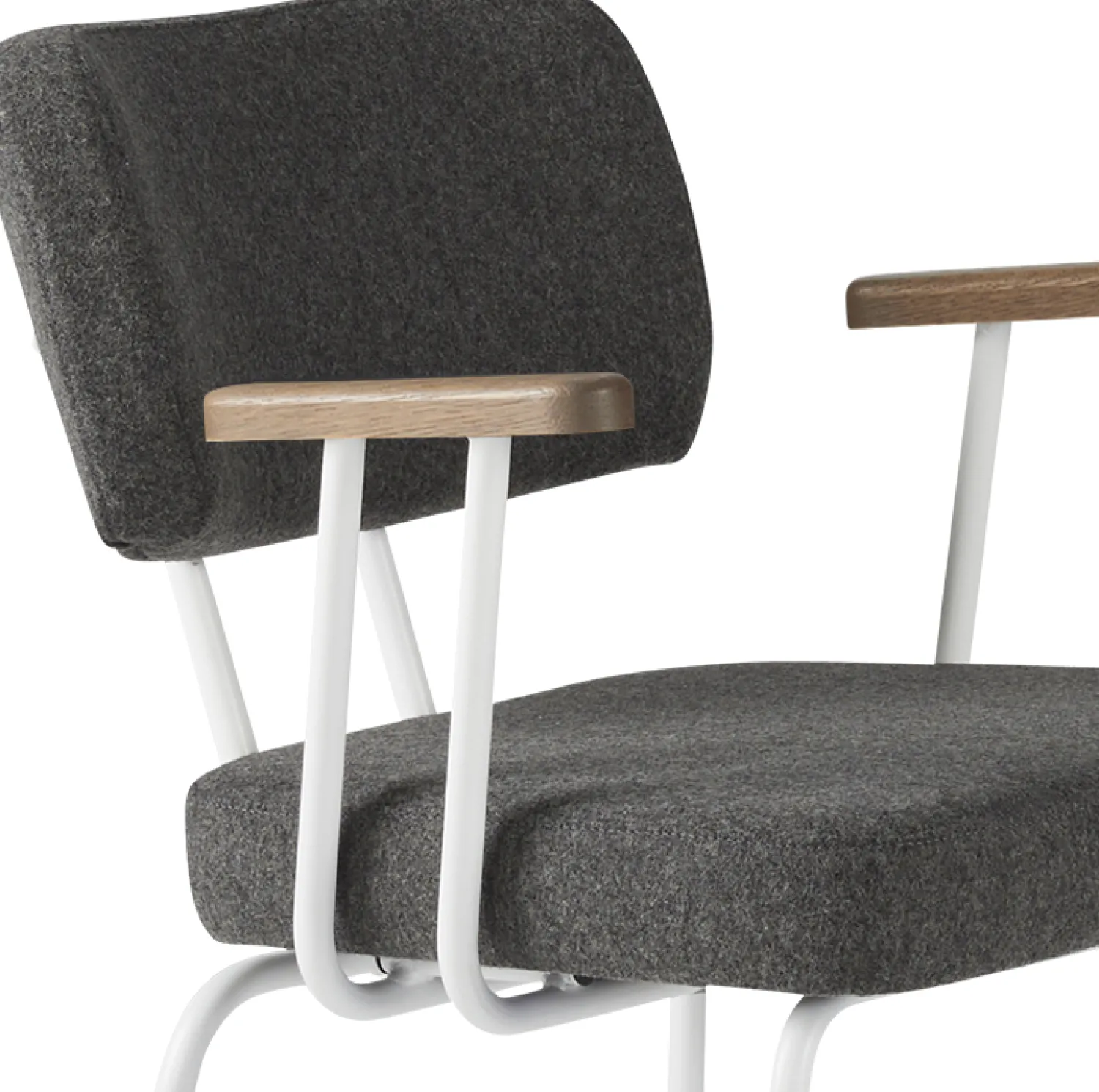 Eetkamerstoelen Met Armleuning-Eijerkamp Collectie Tom Onderstel Wit Armstoel Antracite, Tabacco