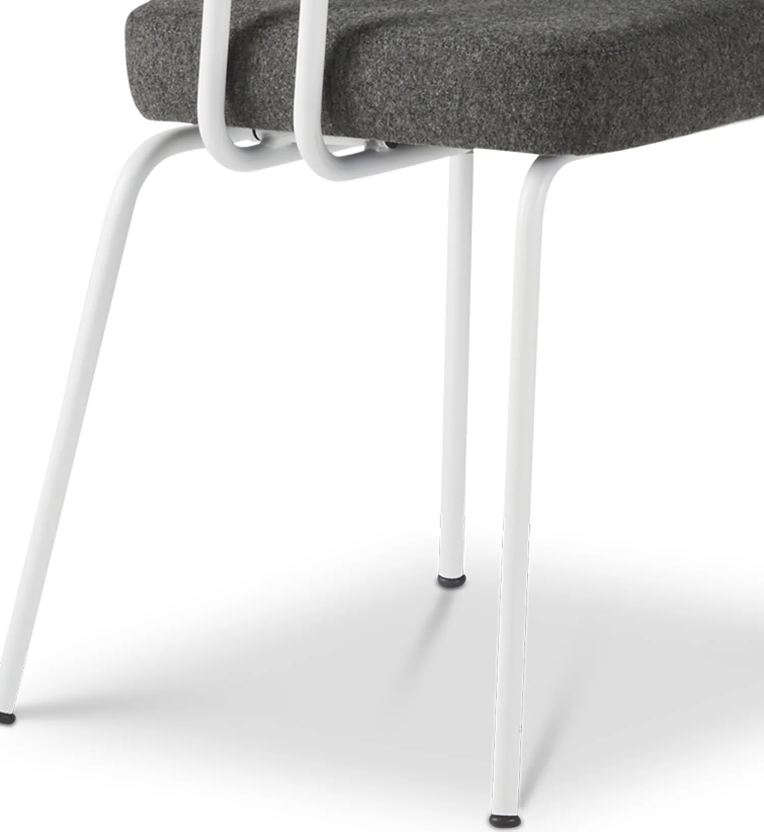 Eetkamerstoelen Zonder Armleuning-Eijerkamp Collectie Tom Onderstel Wit Armstoel Antracite, Groove