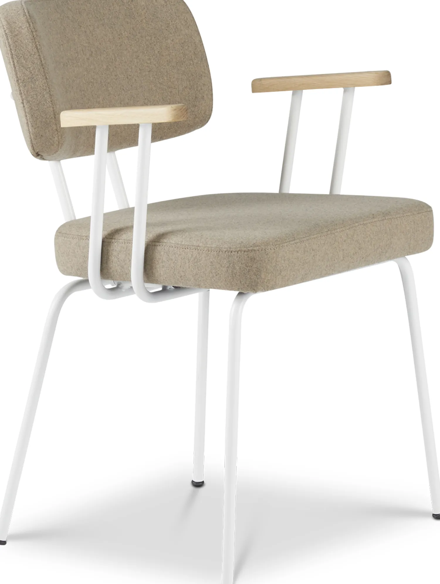 Eetkamerstoelen Met Armleuning-Eijerkamp Collectie Tom Onderstel Wit Armstoel Stone, Groove