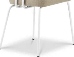Eetkamerstoelen Met Armleuning-Eijerkamp Collectie Tom Onderstel Wit Armstoel Stone, Groove