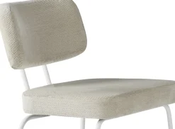 Eetkamerstoelen Zonder Armleuning-Eijerkamp Collectie Tom Onderstel Wit Eetkamerstoel Natural