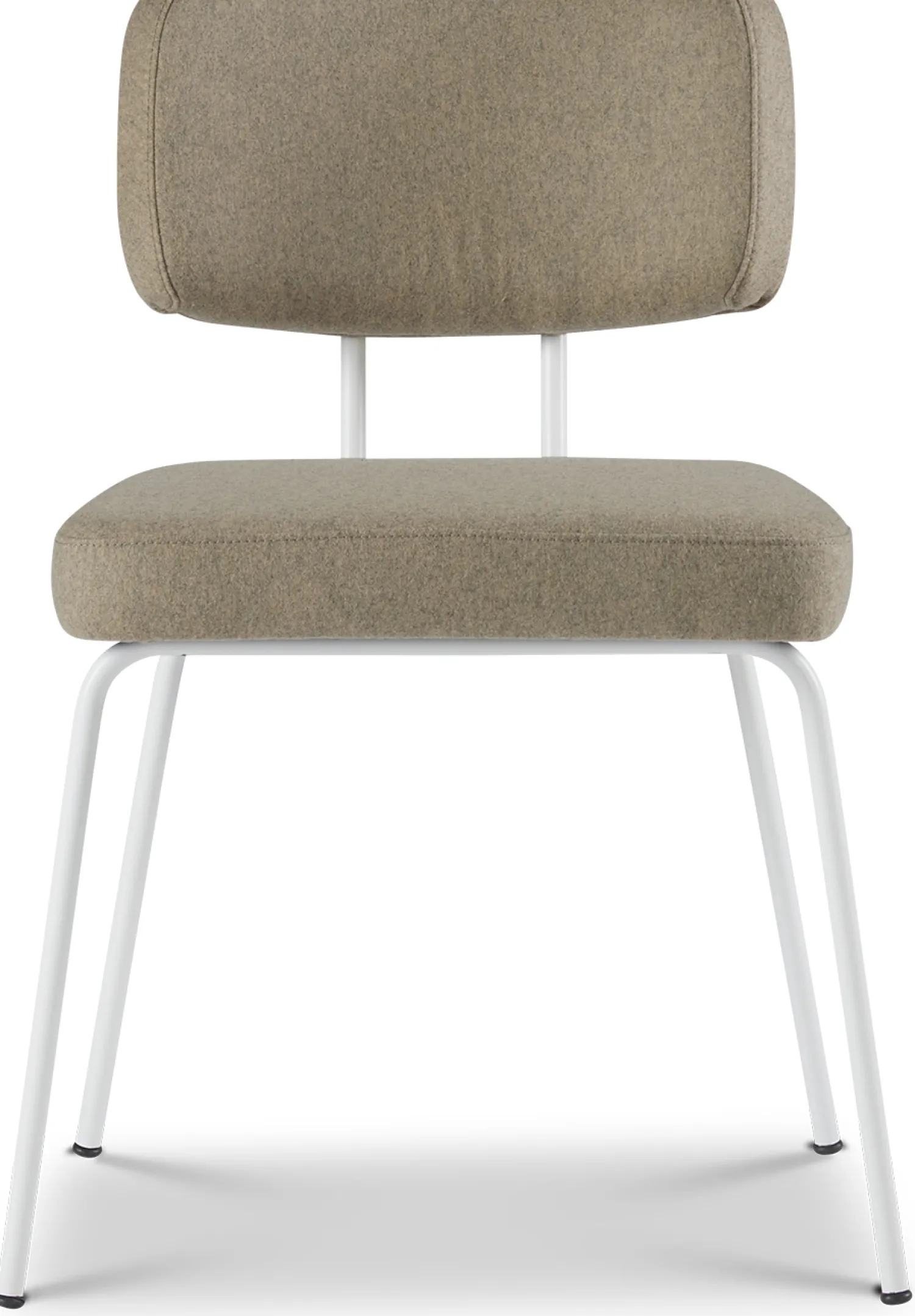 Eetkamerstoelen Zonder Armleuning-Eijerkamp Collectie Tom Onderstel Wit Eetkamerstoelen Stone